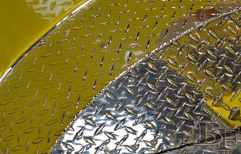 Diamond Plate Aluminum from Dullsville to Mirror Shine on a 1947 Chevy